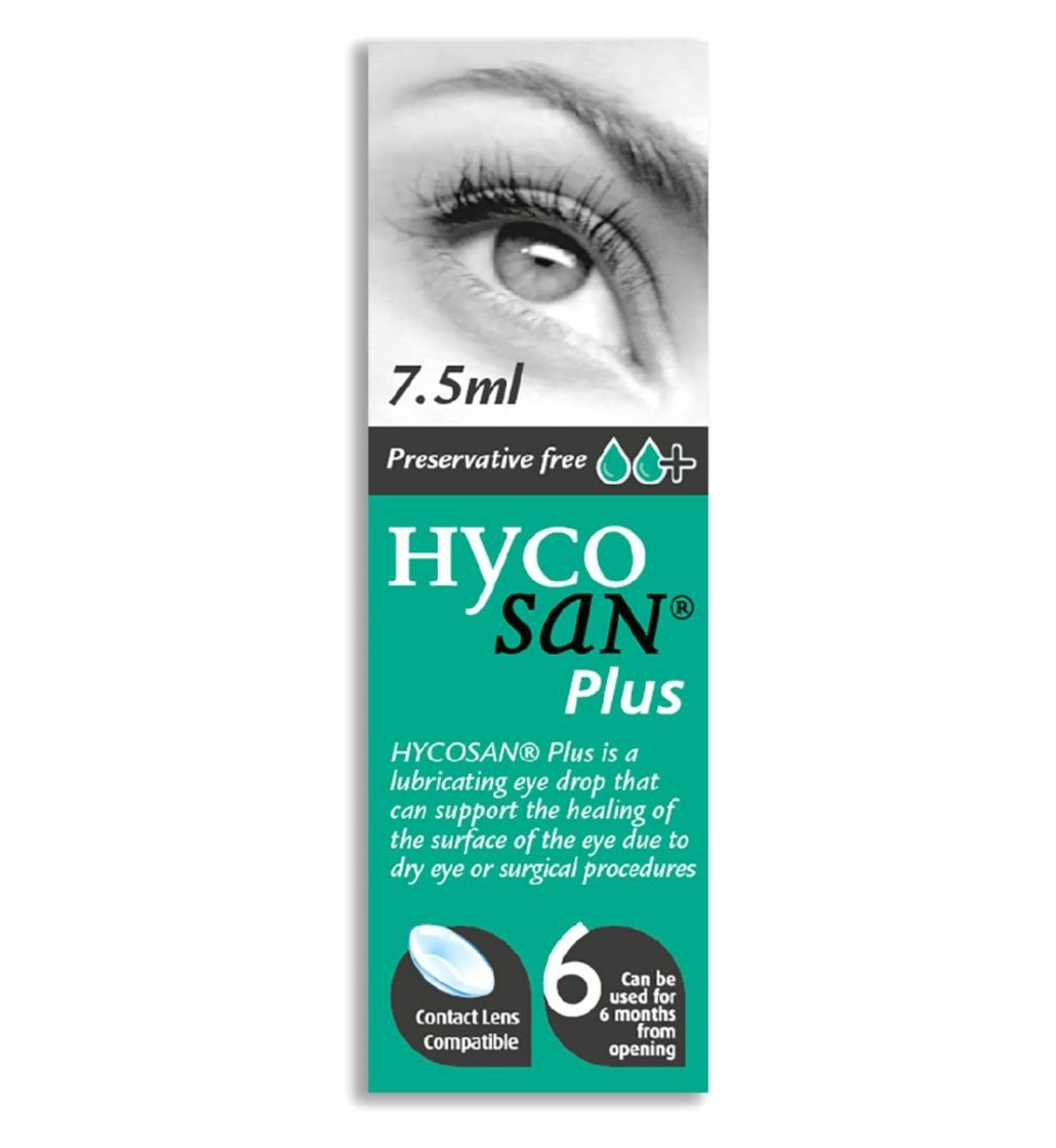 Hycosan Plus Preservative Free Eye Drops - 7.5ml - Blue Light Mentality