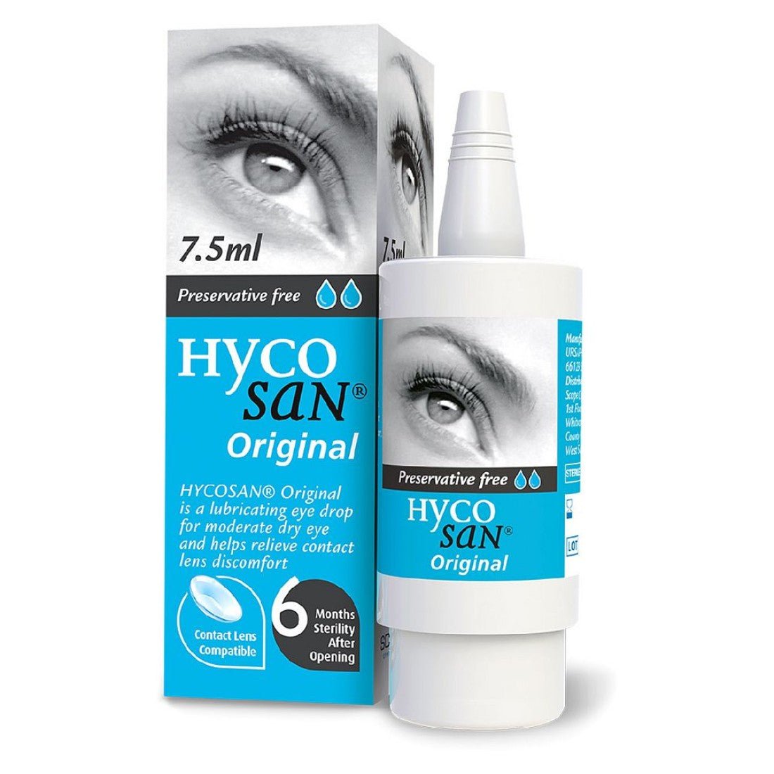 Hycosan Preservative Free Eye Drops - 7.5ml - Blue Light Mentality